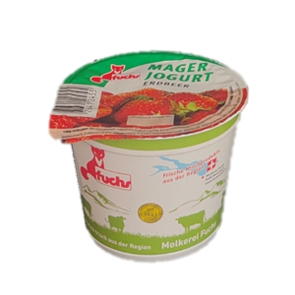 Fuchs Jogurt Liegt Erdbeer 125g