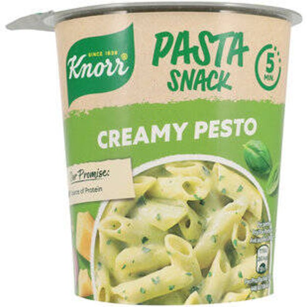Knorr Pasta Snack Creamy Pesto Becher Instand Nudel 1 Portion