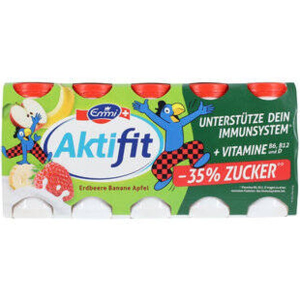 Emmi Aktifit Globi Erdbeer, Banane + Apfel