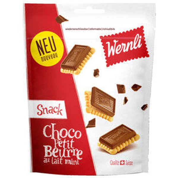 Wernli Snackbeutel Choco Petit Beurre au lait Mini