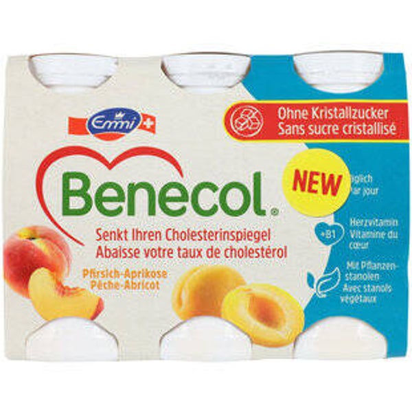 Benecol Pfirsich+Aprikosen ohne Zuckerzusatz