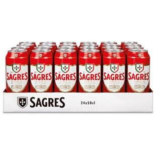 Sagres Bier mit Alkohol