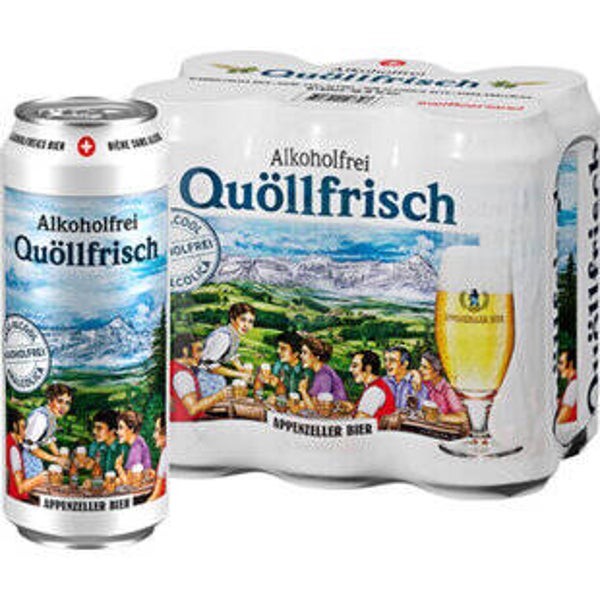 Appenzeller Bier Quöllfrisch alkoholfrei 6x50cl