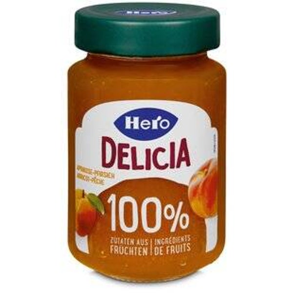 Hero Delicia Konfitüre Aprikose+Pfirsich