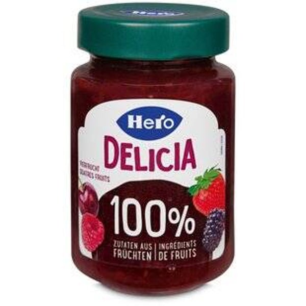 Hero Delicia Konfitüre 100% Vierfrucht