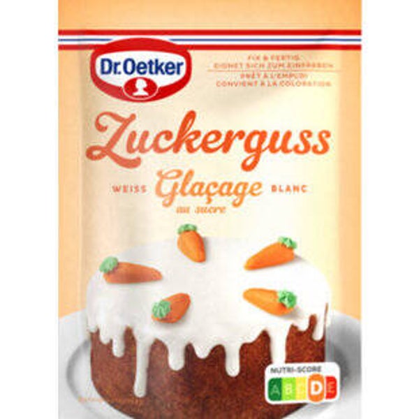Dr Oetker Zuckerguss weiss 125g