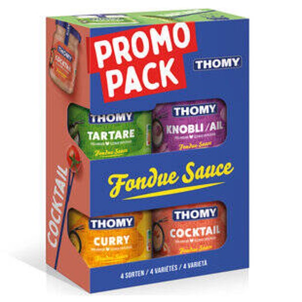 thomy Fonduesauce Set 4 Stück 700g