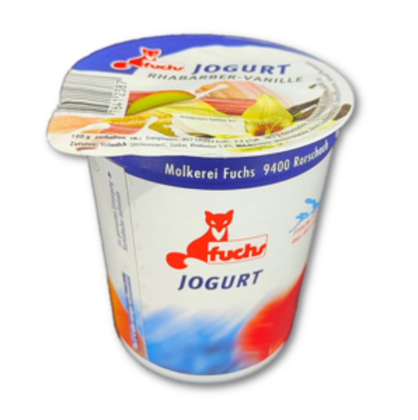 Jogurt Rhabarber-Vanille