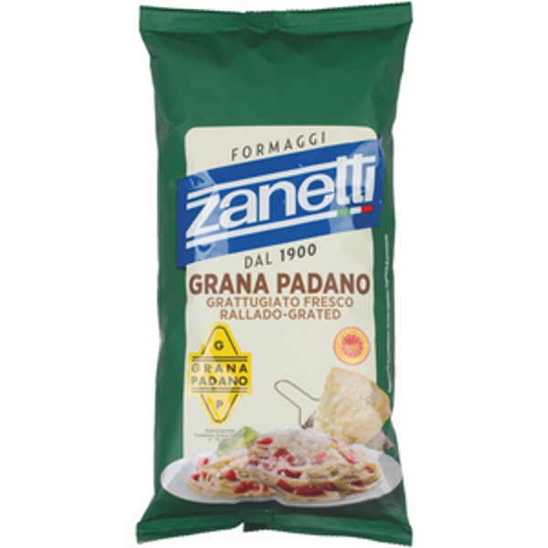Grana Padano gerieben