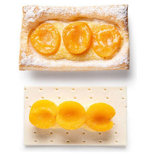 Aprikosen-Jalousie Teiglinge