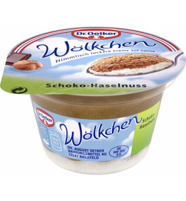 Dr Oetker Wölkchen Schoko-Nuss