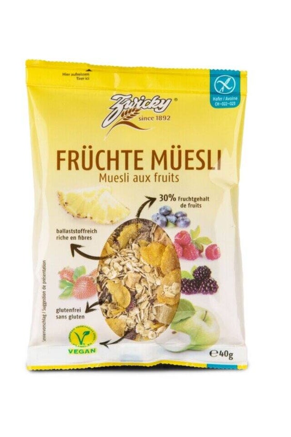 Früchte Müesli glutenfrei 40g