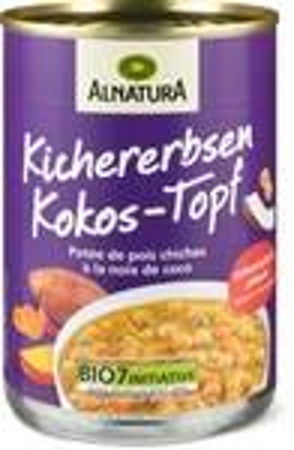 Bio Kichererbsen Kokos-Eintopf