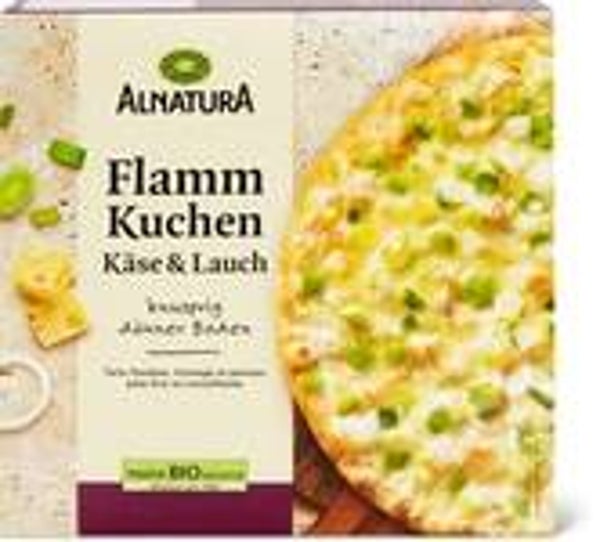 Bio Flammkuchen Käse Lauch