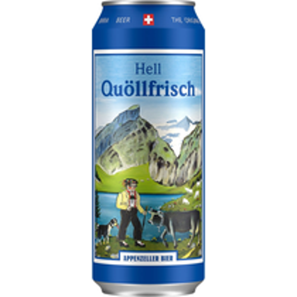 Appenzeller Quöllfrisch Hell Dose 4x6 50cl