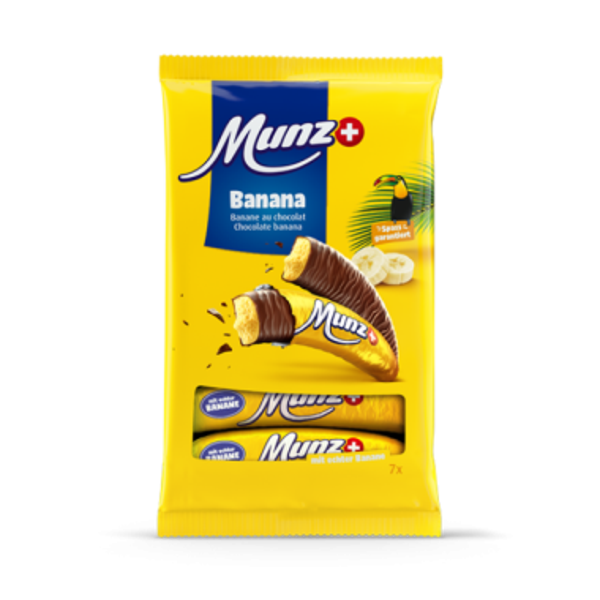 Mund Schokolade Bananen