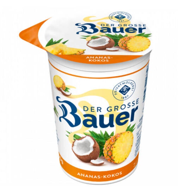Bauer Fruchtjoghurt Ananas-Kokos 3.5%