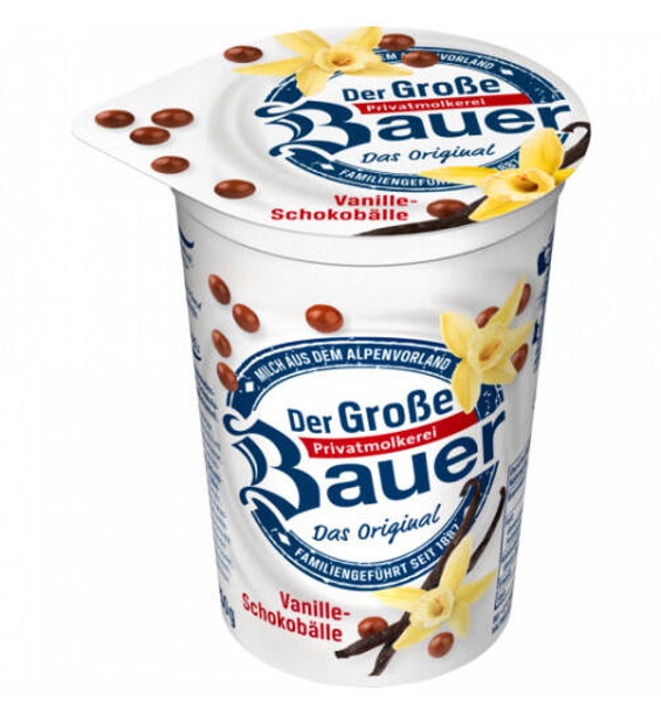 Bauer Vanille mit Schokoballs Joghurt 125g