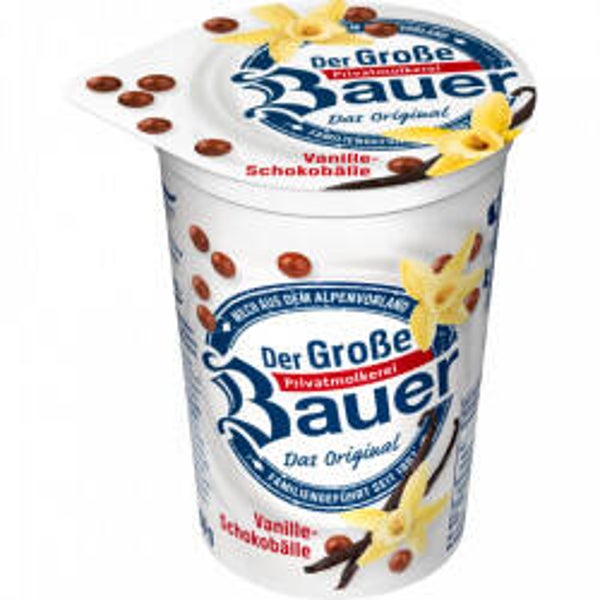 Bauer Joghurt Vanille mit Schokoballs