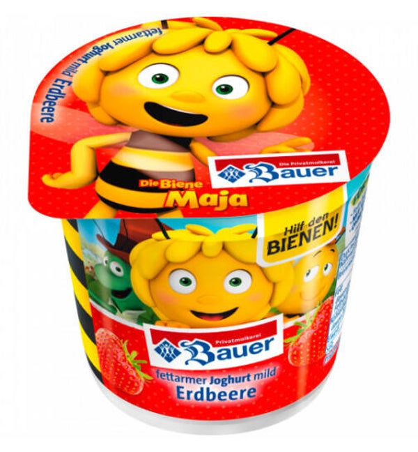 Bauer Kinder Erdbeer Joghurt 125g