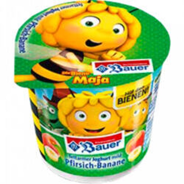 Kinder Joghurt Pfirsich Banane