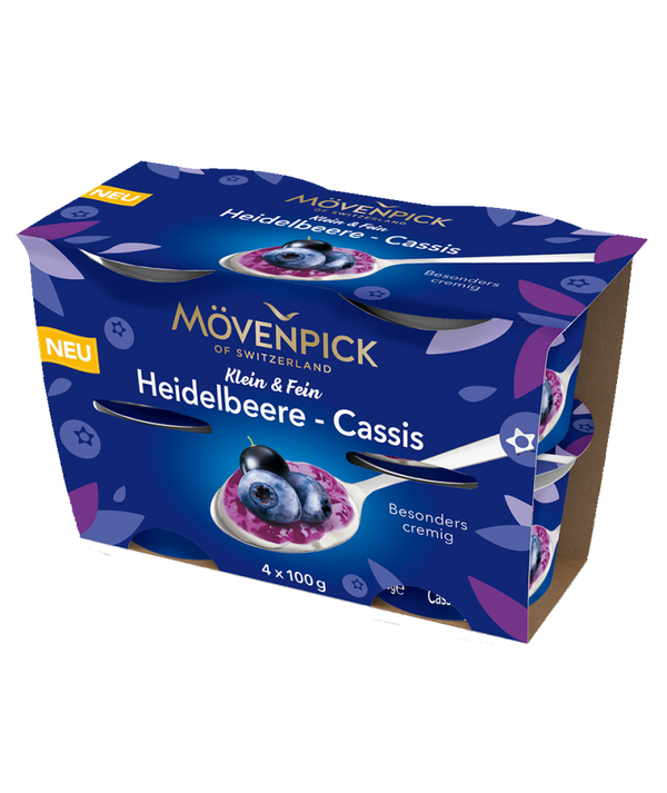 Feinjoghurt Heidelbeere-Cassis 4x100g