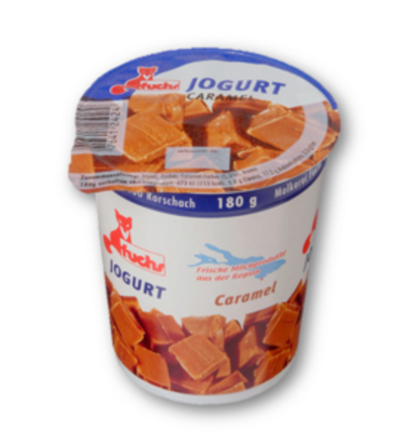 Joghurt Stichfest Caramel 180g