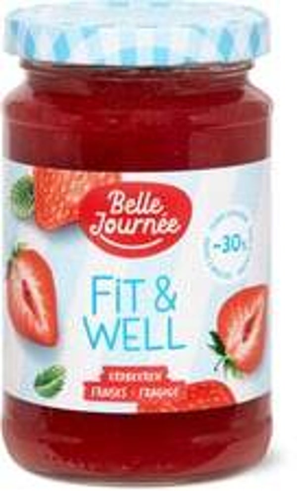 Erdbeern Konfitüre wenig Zucker