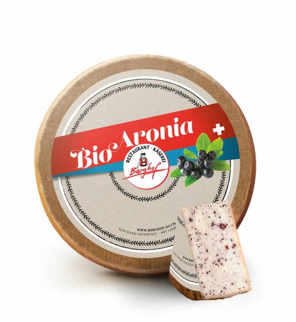 Bio Berghof Käse mit Aroniabeeren