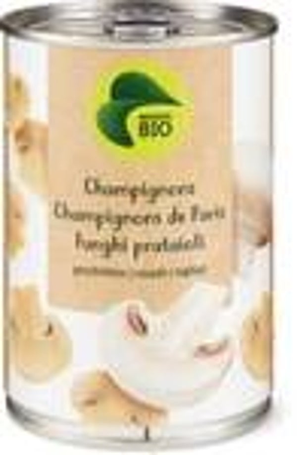 Bio Champignons de Paris geschnitten