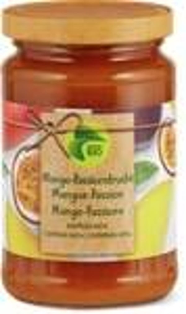 Bio Konfitüre Mango+Passioinsfrucht 1x350g