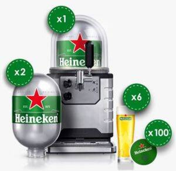 Blade Anlage 8L Heineken Starter-Paket