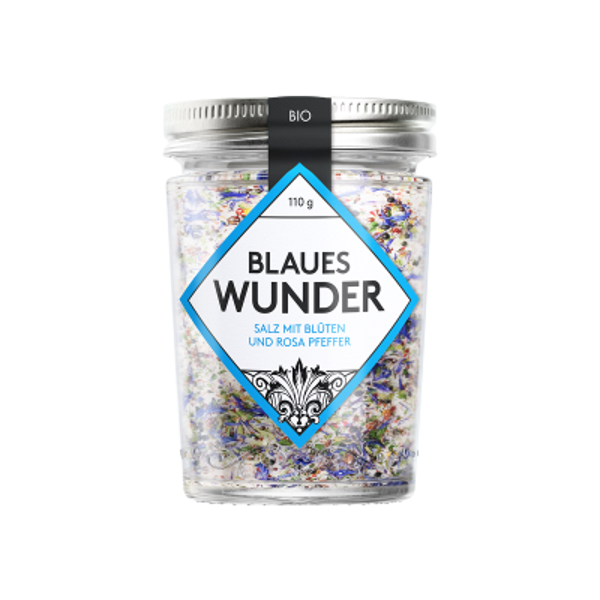 Bio Gewürzsalz mit Blütem umd ros Pfeffer 110g