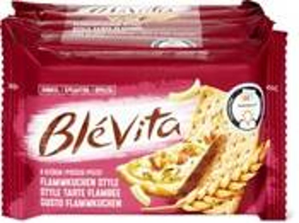 Blevita Dinkel Flammkuchen style