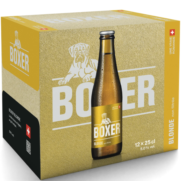 Boxer Blons 12x25cl Einweg