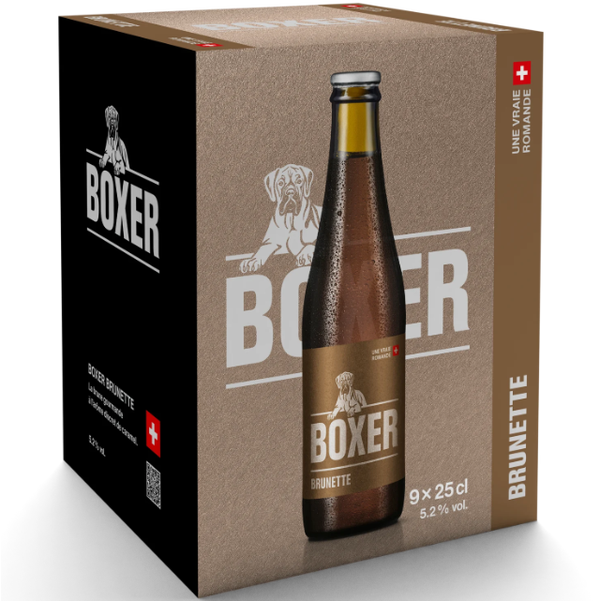 Boxer Brunette 9x25cl Einweg