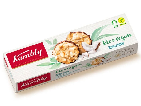 Kambly bio+vegan Kokostaler