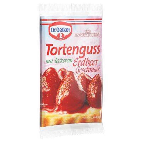 Dr.Oetker Tortenguss Erdbeer 3er 37.5gr
