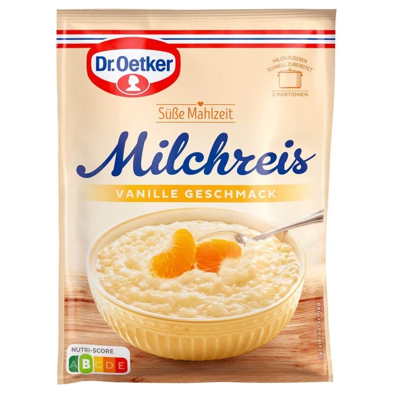 Milchreis Vanill-Geschmack 125g