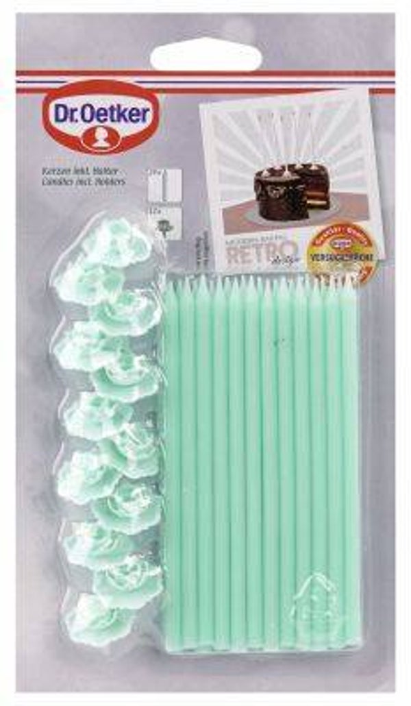 Dr.Oetker 24 Kerzen grün
