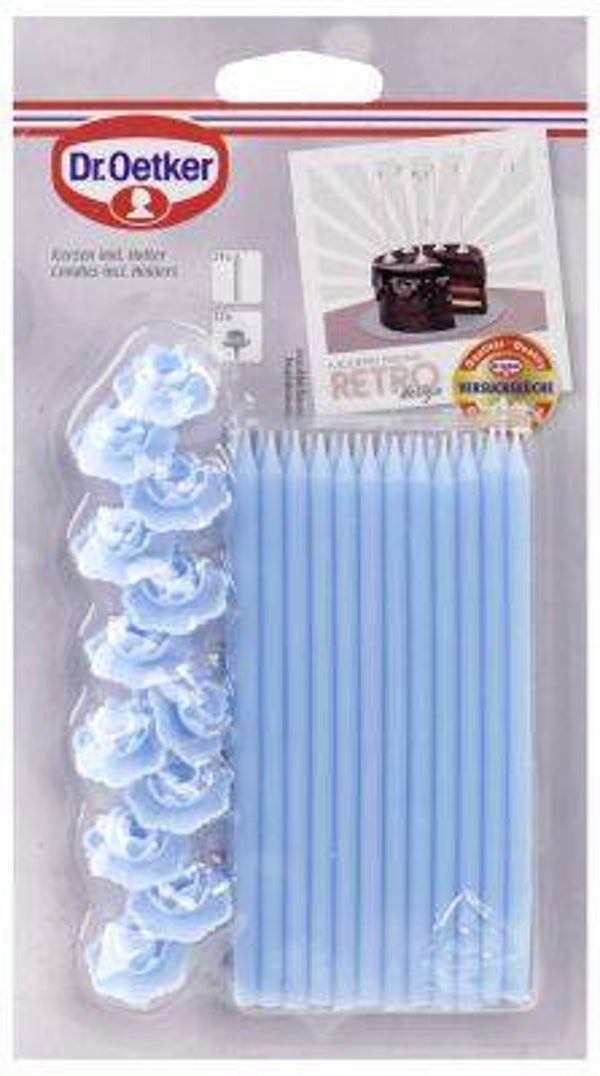 Dr.Oetker 24 Kerzen blau