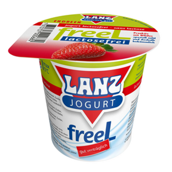 Joghurt laktosefrei Erdbeer 125g