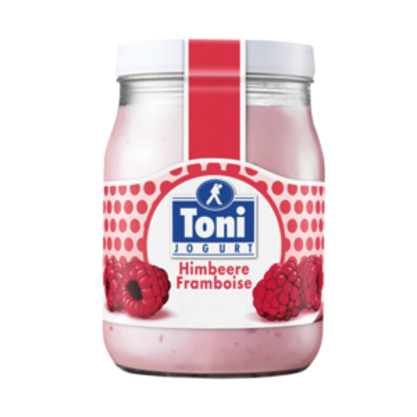 Toni Joghurt Glas Himbeer 180g
