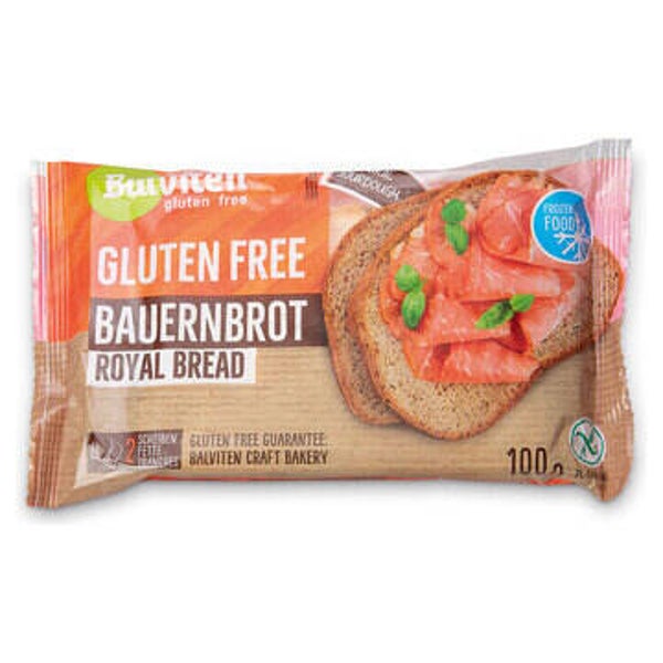 Bauernbrot in Scheiben glutenfrei 2 Scheiben