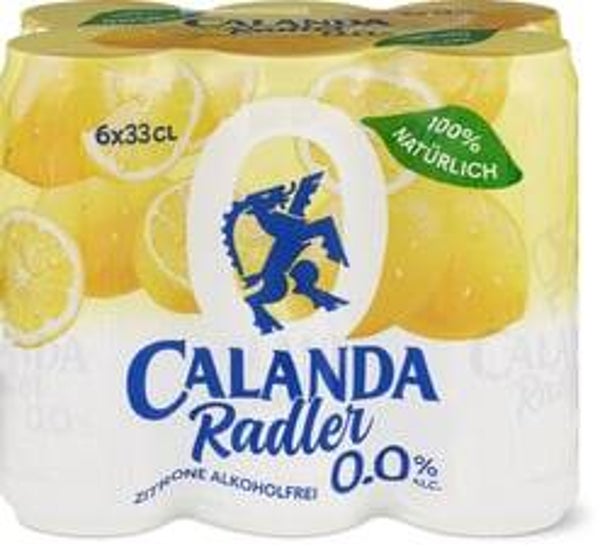 Calanda Radler Zitrone Alkoholfrei