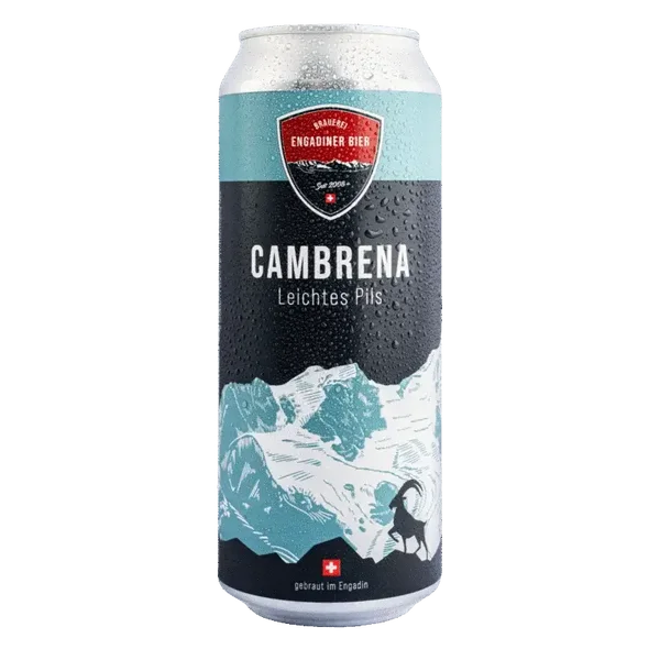 Engadiner Cambrena-Leichtes Pils 6x50cl 3,8% Alk