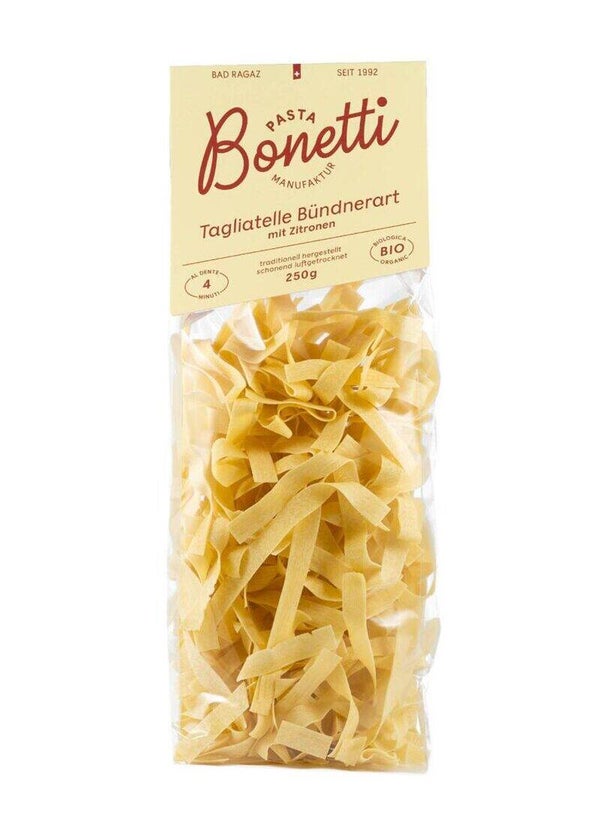 Bio Tagliatelle 10mm Zitrone 250g