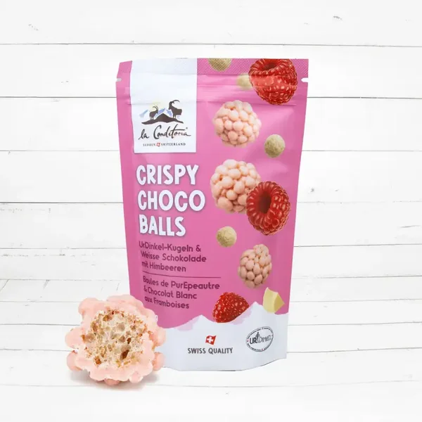 Choco Cereal Balls 100g  Himbeerschokolade