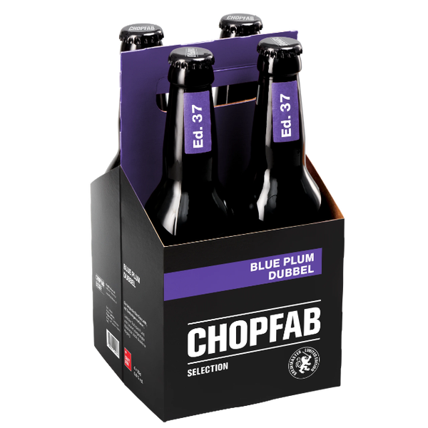 Chopfab Selection Blue Plum Dubbel 4x33cl  6.60%