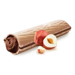 Waffelröllchen mit Haselnussfüllung 200g